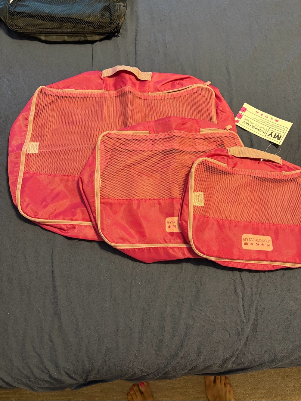 My Tagalongs Packing Cube Set - 3 Piece Travel Organizers